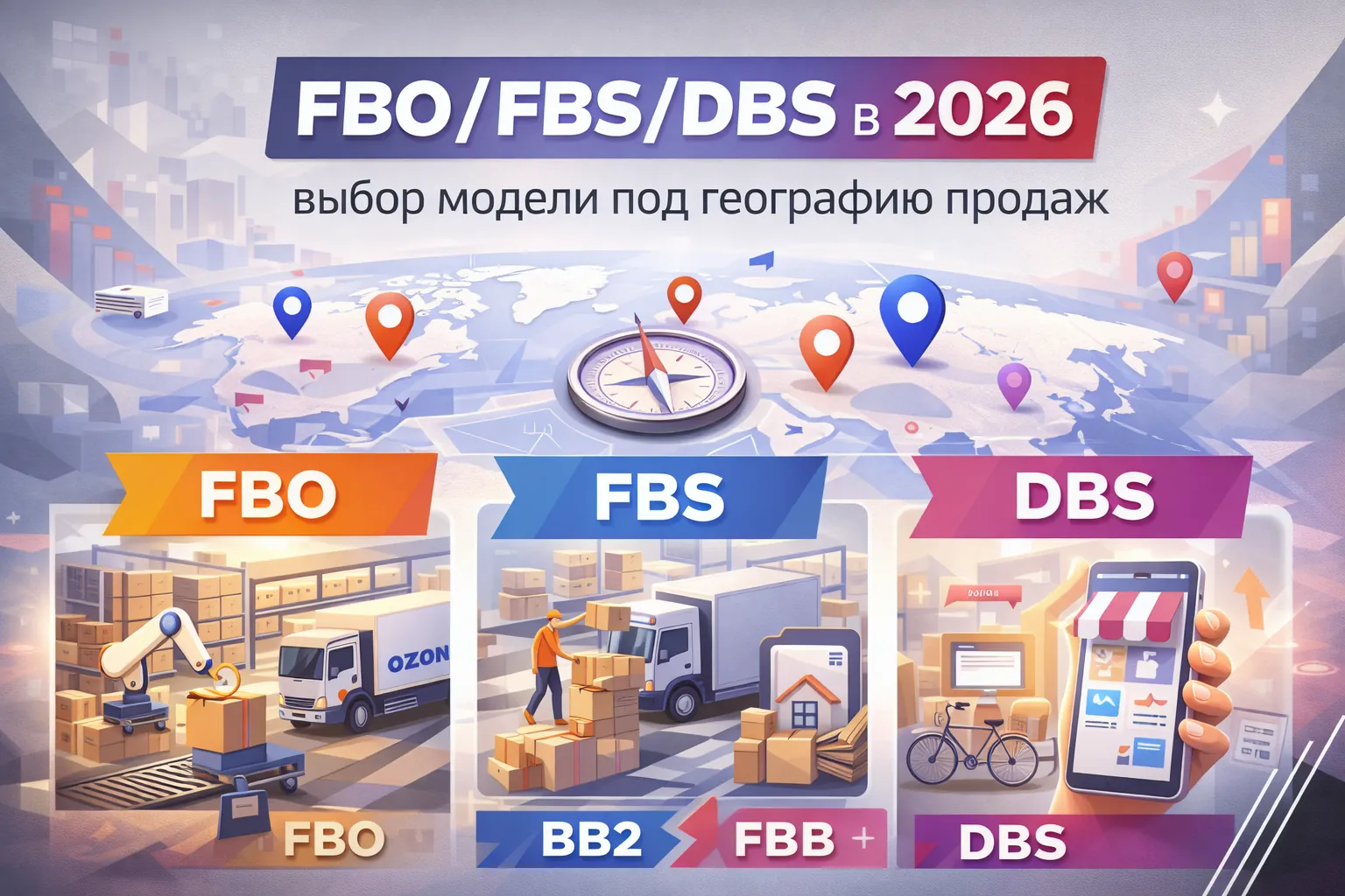 Выбор оптимальной модели FBO/FBS/DBS для различных географических сегментов в 2026 году
